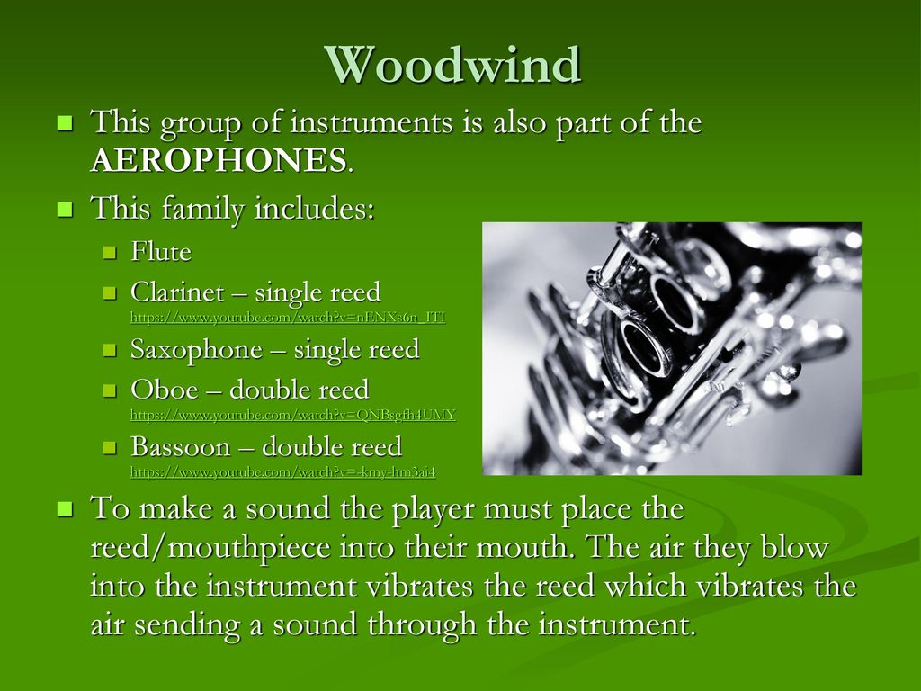 Aerophone instrument family discount